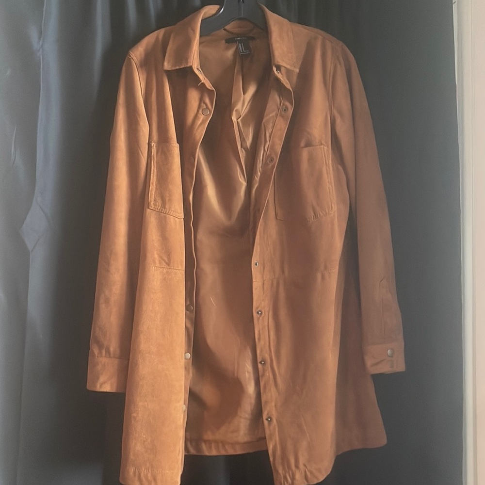 Suede shacket